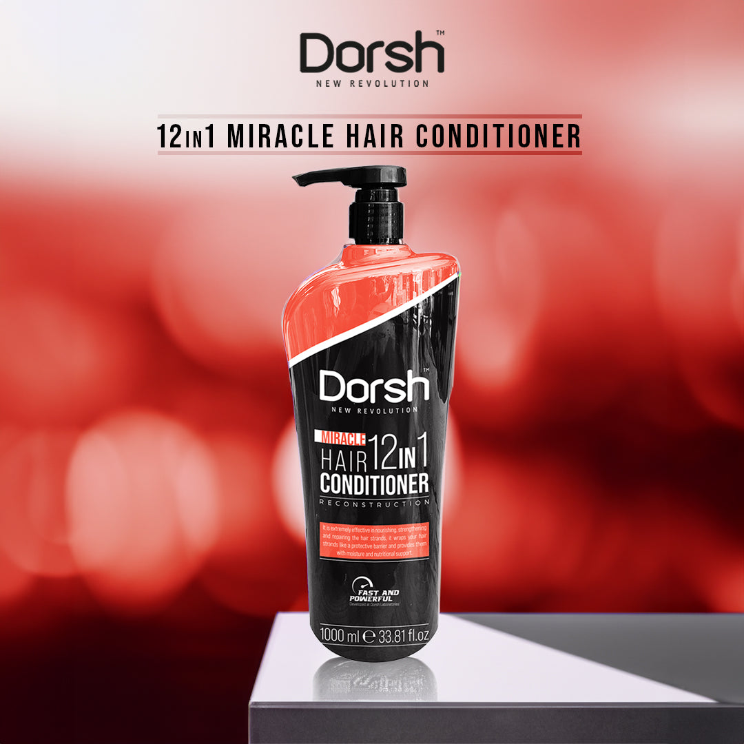 Conditioner Spülung mit 12-in-1 Pflegewirkung – mit Biotin & Aloe Vera – 1000 ml