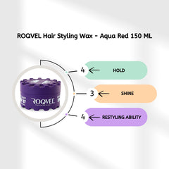 ROQVEL Hair Styling Wax - Spider Purple 150 ML