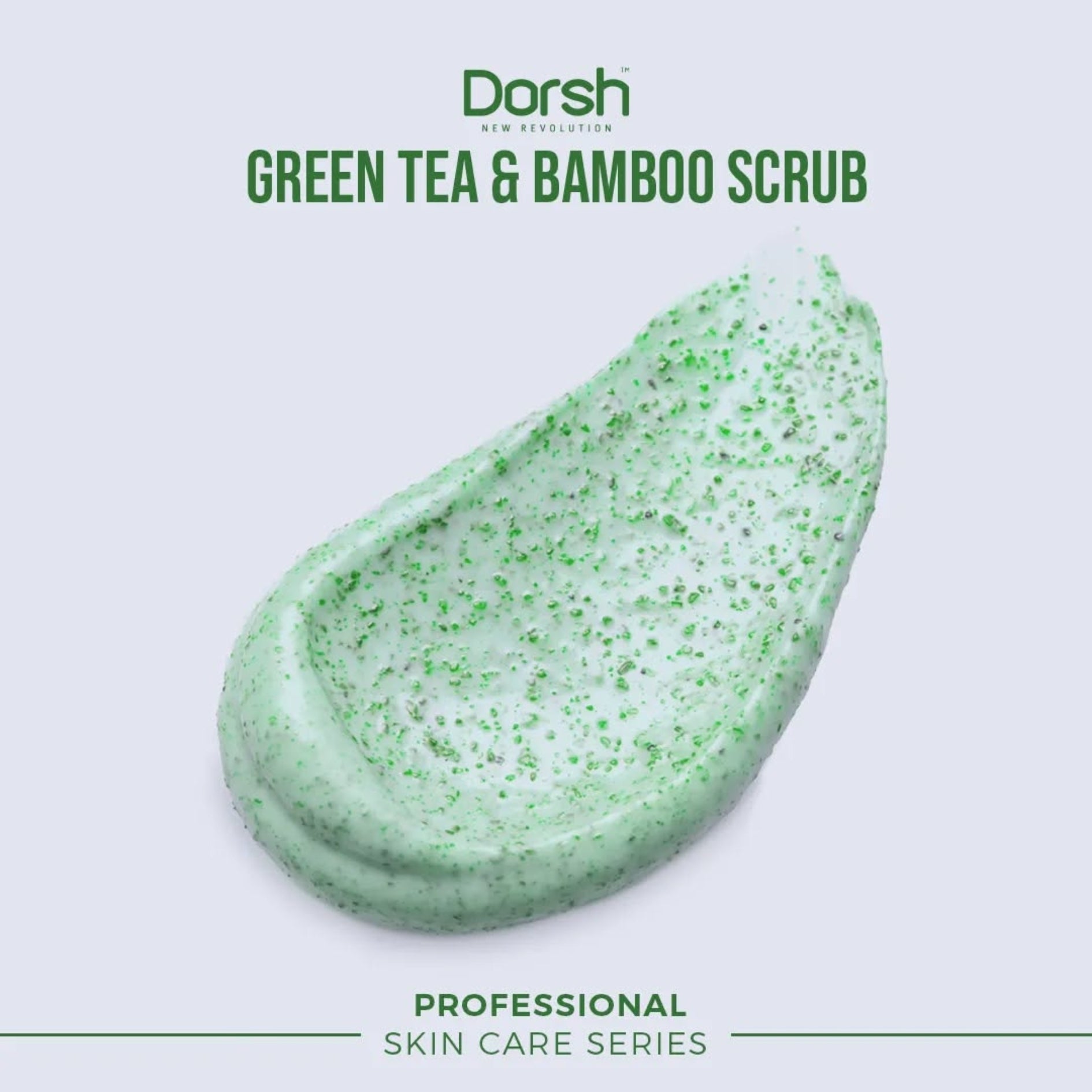 Gesichts- & Körperpeeling mit grünem Tee & Aloe Vera – Sanftes Peeling mit Aprikosenkernen für glatte Haut – 300 ml