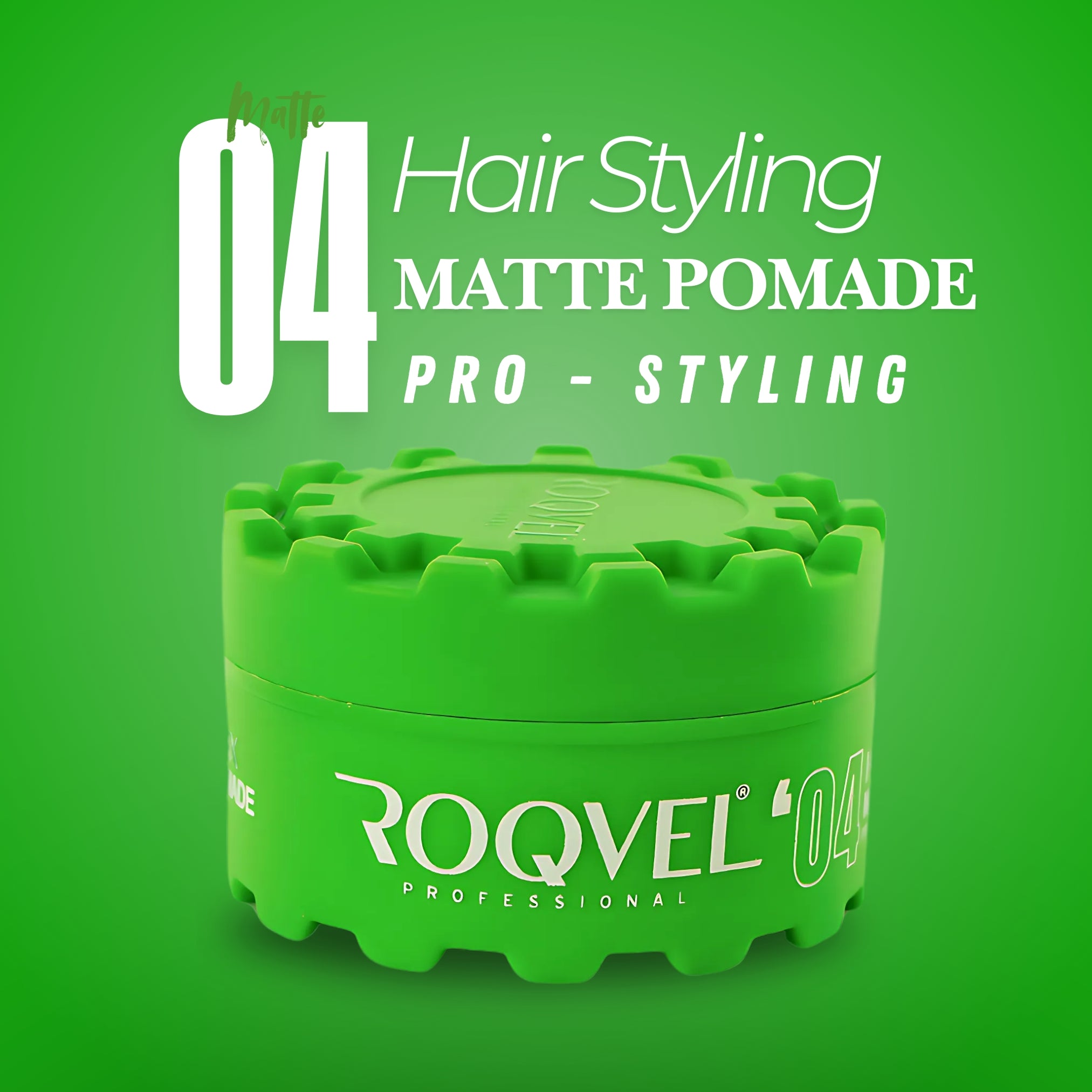 ROQVEL Hair Styling Wax - Matte Pomade Green 150 ML