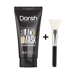 Black Mask | Peel-Off Maske mit Aktivkohle – Tiefenreinigung & Mitesser-Entfernung mit Kräuterextrakten – 150 ml