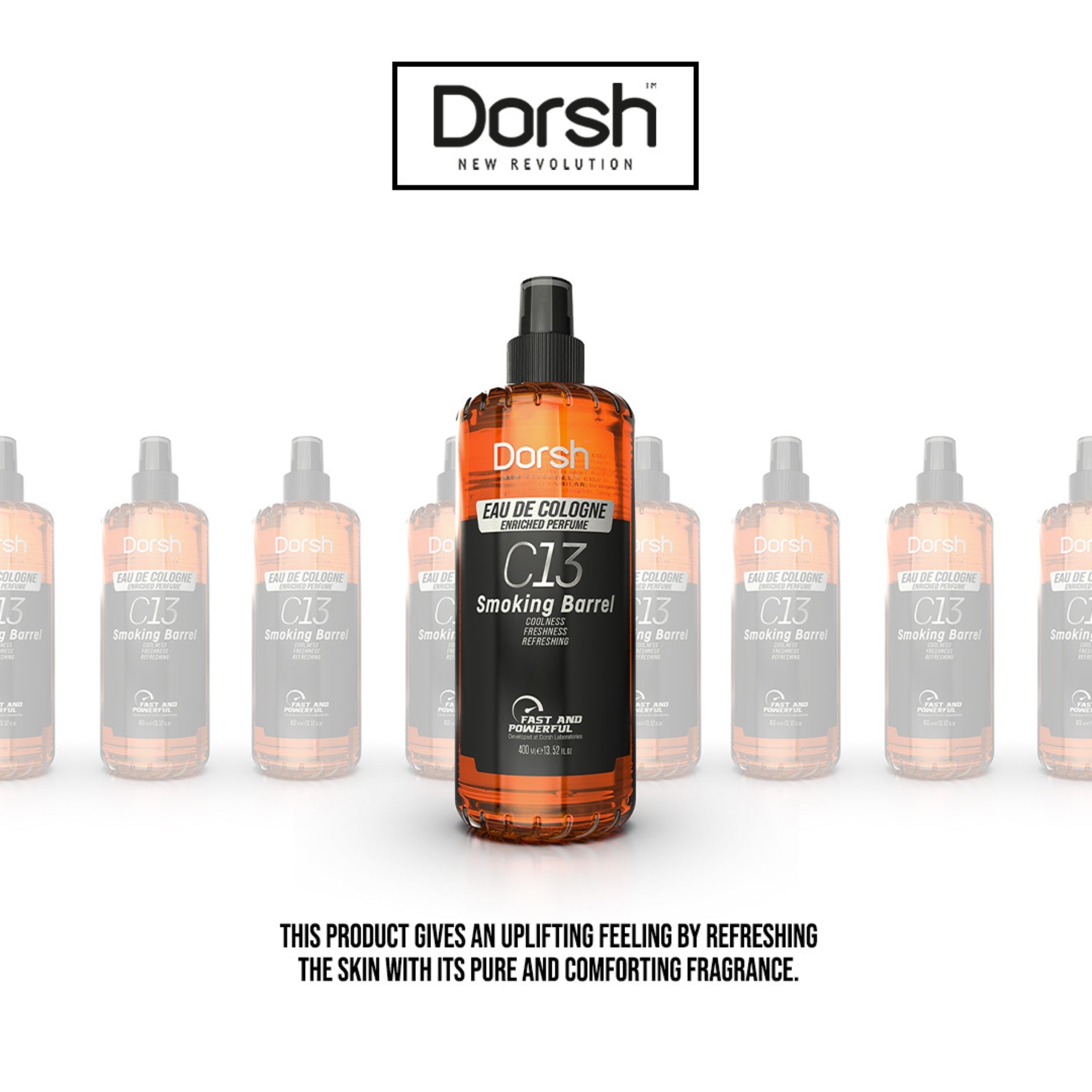 Eau de Cologne Smoking Barrel – Maskulines Herren-Duftwasser für Rasur & Pflege – 400 ml