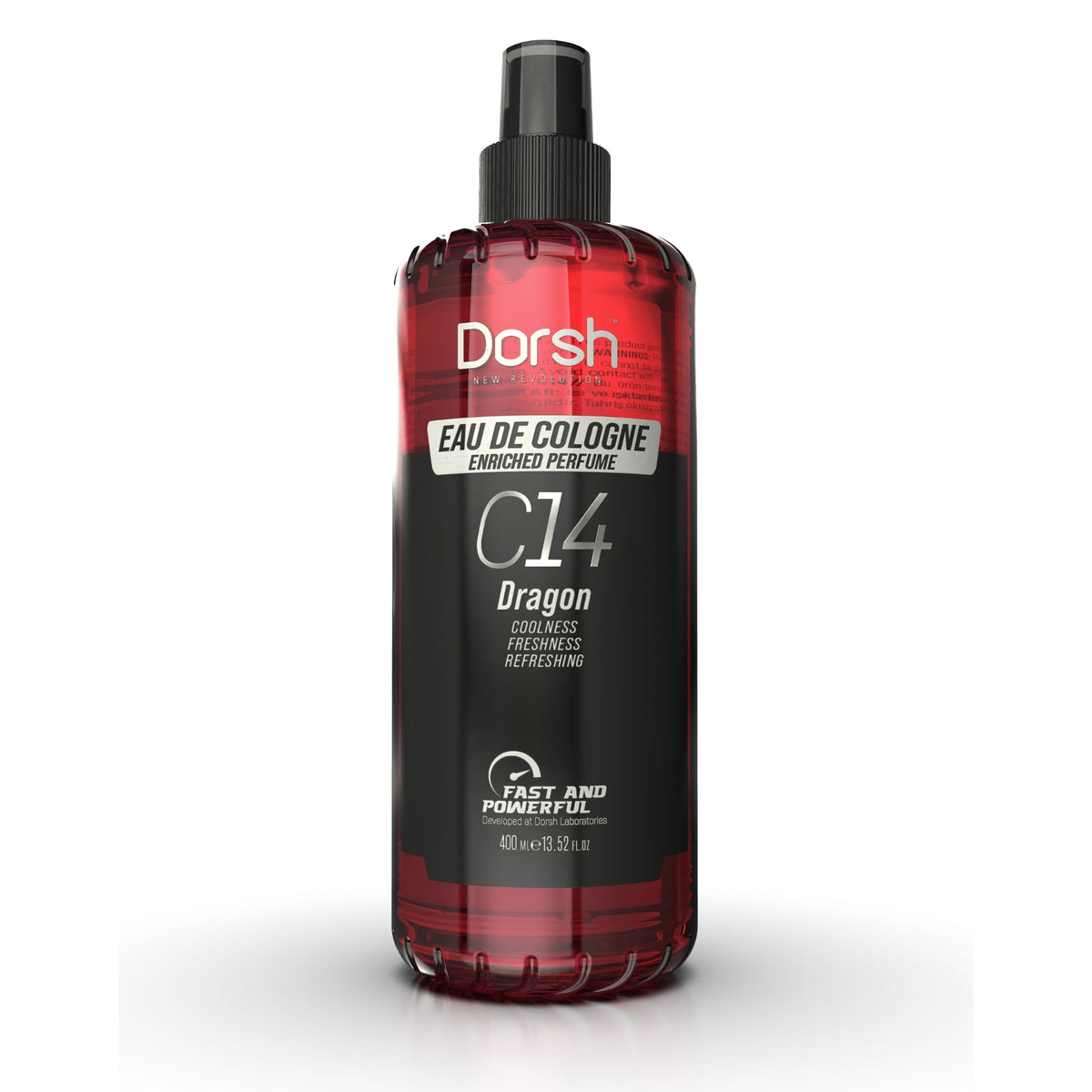 Eau de Cologne Dragon – Intensives Herren-Duftwasser mit markanter Frische & Pflegewirkung – 400 ml