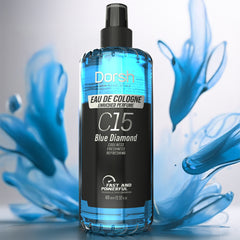 Eau de Cologne Blue Diamond – Frisches Herren-Duftwasser mit elegantem Charakter & Hautpflege – 400 ml