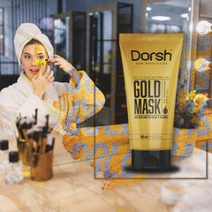 Peel-Off Goldmaske mit Peptiden – Porenreinigung & Straffung mit Menthol & Glycerin – 150 ml