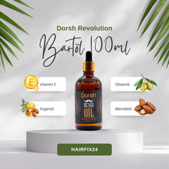 Bartöl mit Arganöl & Jojoba – Pflege für geschmeidigen Bart & gesunde Haut – 100 ml
