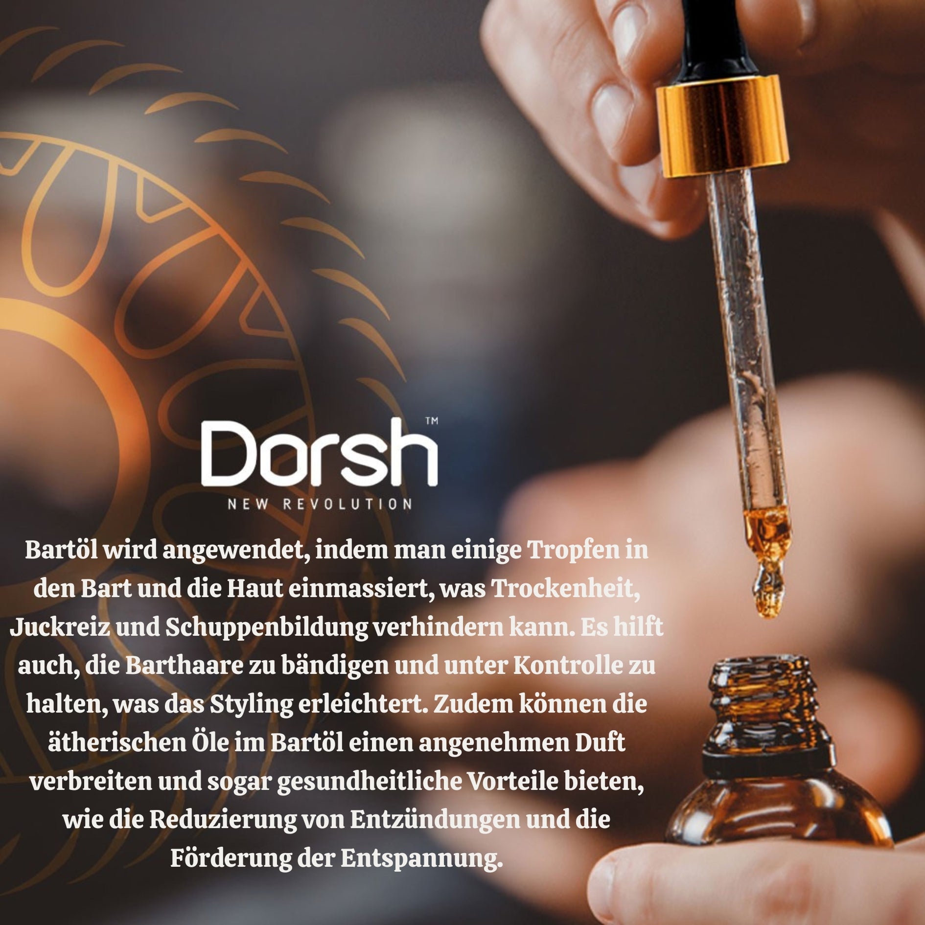 Bartöl mit Arganöl & Jojoba – Pflege für geschmeidigen Bart & gesunde Haut – 100 ml