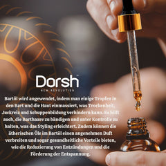 Bartöl mit Arganöl & Jojoba – Pflege für geschmeidigen Bart & gesunde Haut – 100 ml