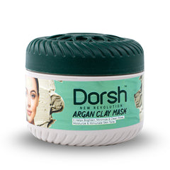 Clay Maske mit Arganöl – Tiefenreinigung & Feuchtigkeitspflege bei unreiner Haut – 400 g
