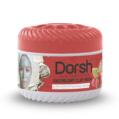 Clay Maske mit Himbeerextrakt & Arganöl – Porenklärung & Feuchtigkeitspflege – 400 g