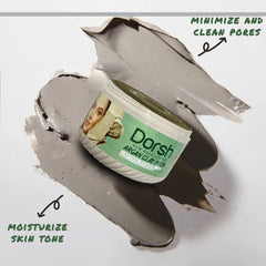 Clay Maske mit Arganöl – Tiefenreinigung & Feuchtigkeitspflege bei unreiner Haut – 400 g