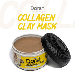Clay Maske mit Vitamin C & Collagen – Porentiefe Reinigung & Hautbild-Verbesserung – 400 g