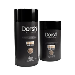 Schütthaar Braun – Sofortige Haarverdichtung bei Haarausfall – 50 G / 27 G – DORSH Hair Fiber