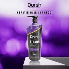 Shampoo mit Keratin – Tiefenpflege bei Haarschäden & Haarbruch – Glanz & Reparatur-Effekt – 1000 ml