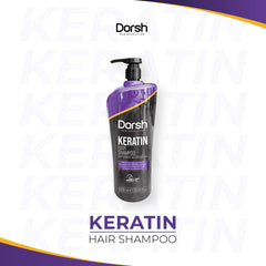 Shampoo mit Keratin – Tiefenpflege bei Haarschäden & Haarbruch – Glanz & Reparatur-Effekt – 1000 ml
